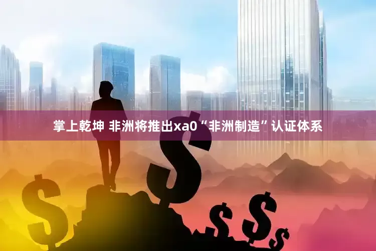 掌上乾坤 非洲将推出xa0“非洲制造”认证体系